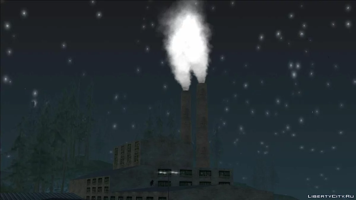 Smoke in Factory Pipes / GTA San Andreas