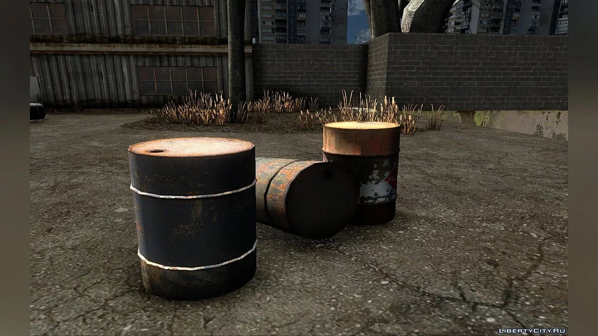 New Barrels from Half-life 2 / GTA San Andreas