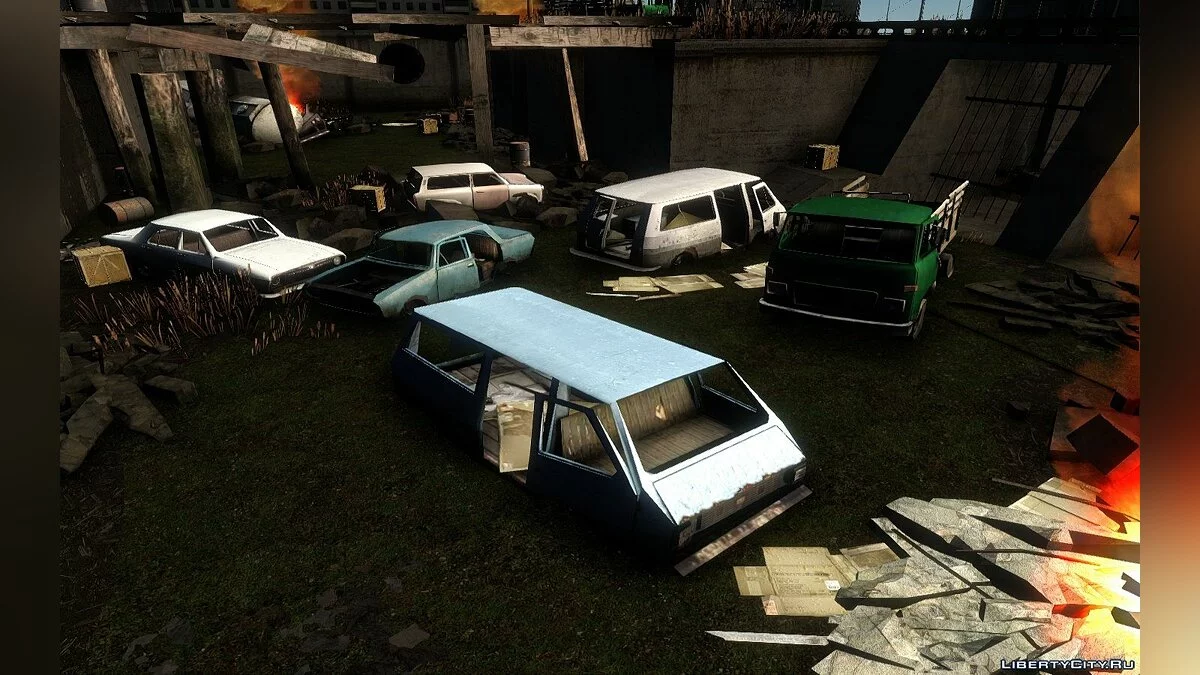 Transporte Abandonado de Half-life 2 / GTA San Andreas