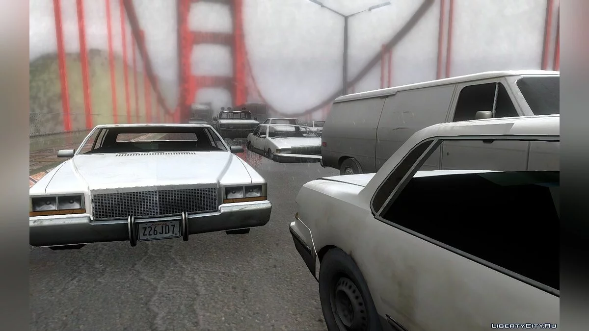 Залишений транспорт із Left 4 Dead 2 / GTA San Andreas