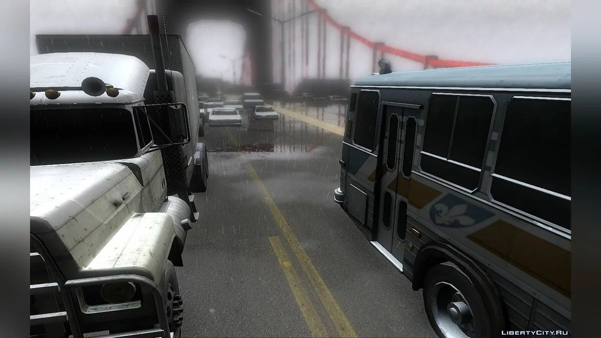 Залишений транспорт із Left 4 Dead 2 / GTA San Andreas