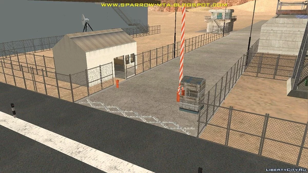 Military Base in Zone 51 / GTA San Andreas