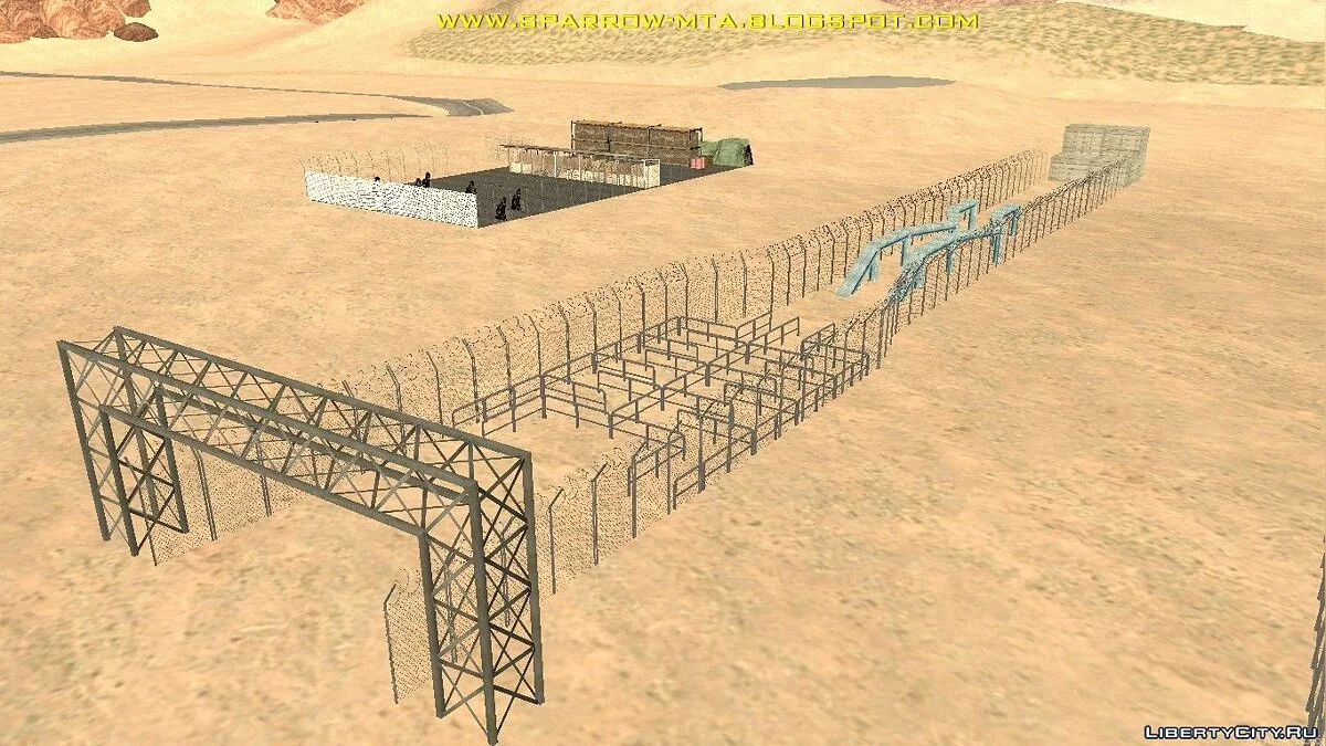 Military Base in Zone 51 / GTA San Andreas