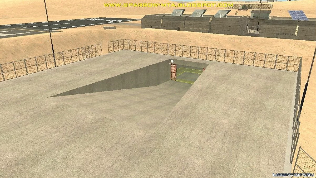 Military Base in Zone 51 / GTA San Andreas