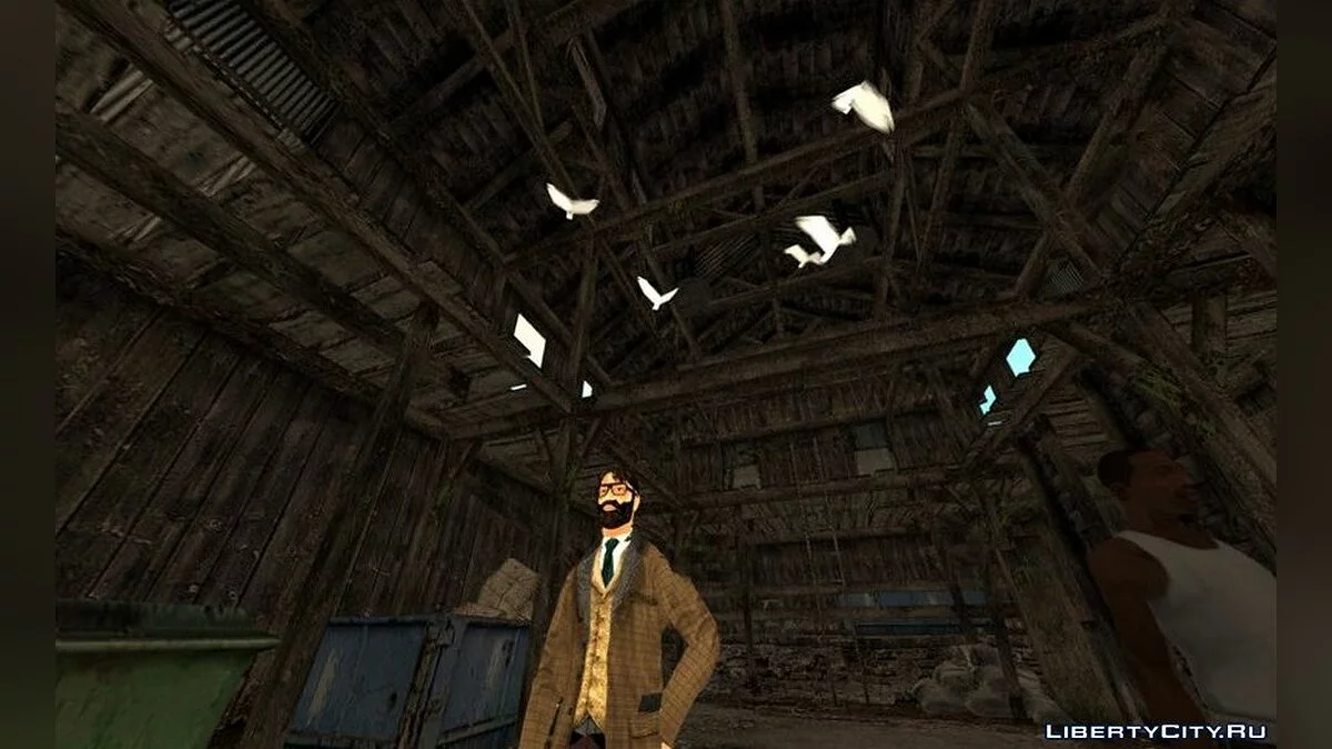 كشك من لعبة ريزيدنت إيفل 4 / جي تي إيه سان أندرياس