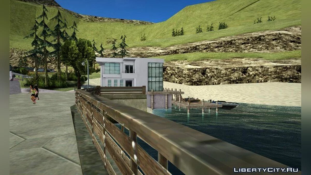 Villa em Bayside [Abrigo+Interior+Carros] / GTA San Andreas