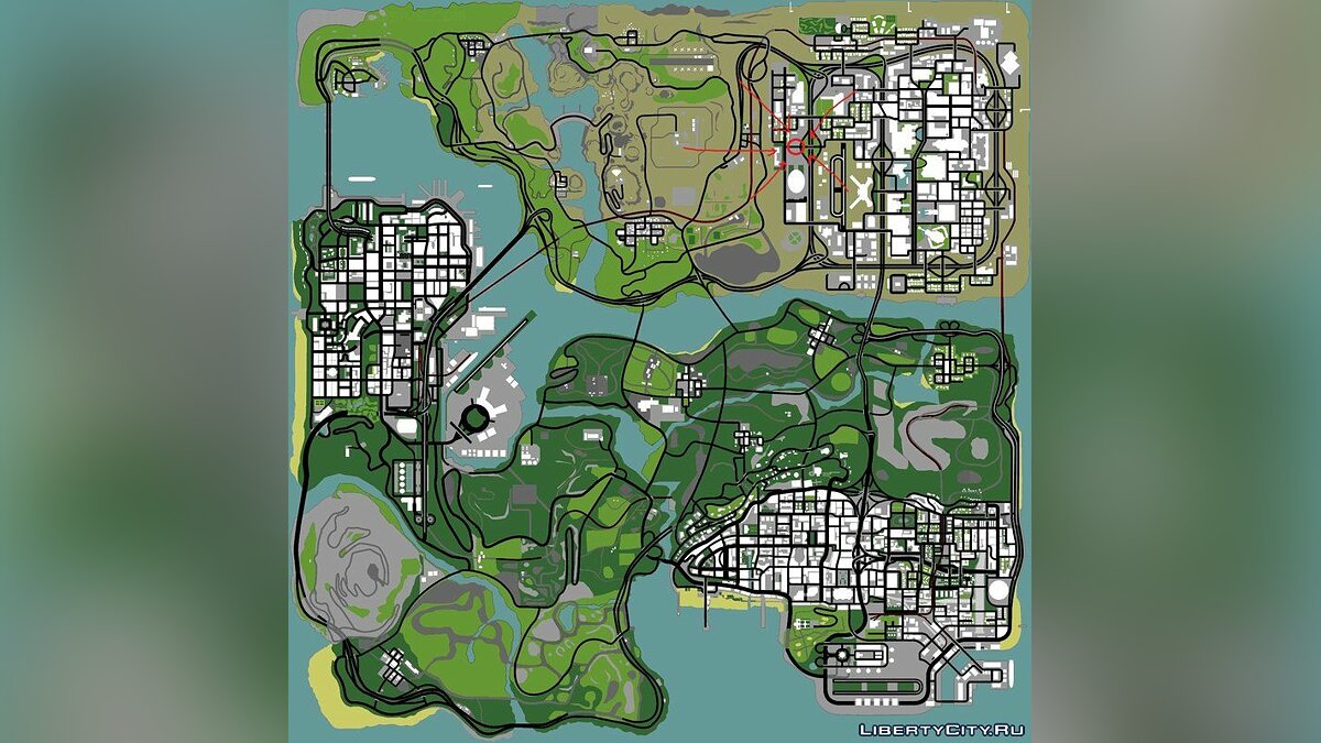 AMAZING GTA 5 Concept Map Featuring Las Venturas & San Fierro! (GTA V) 