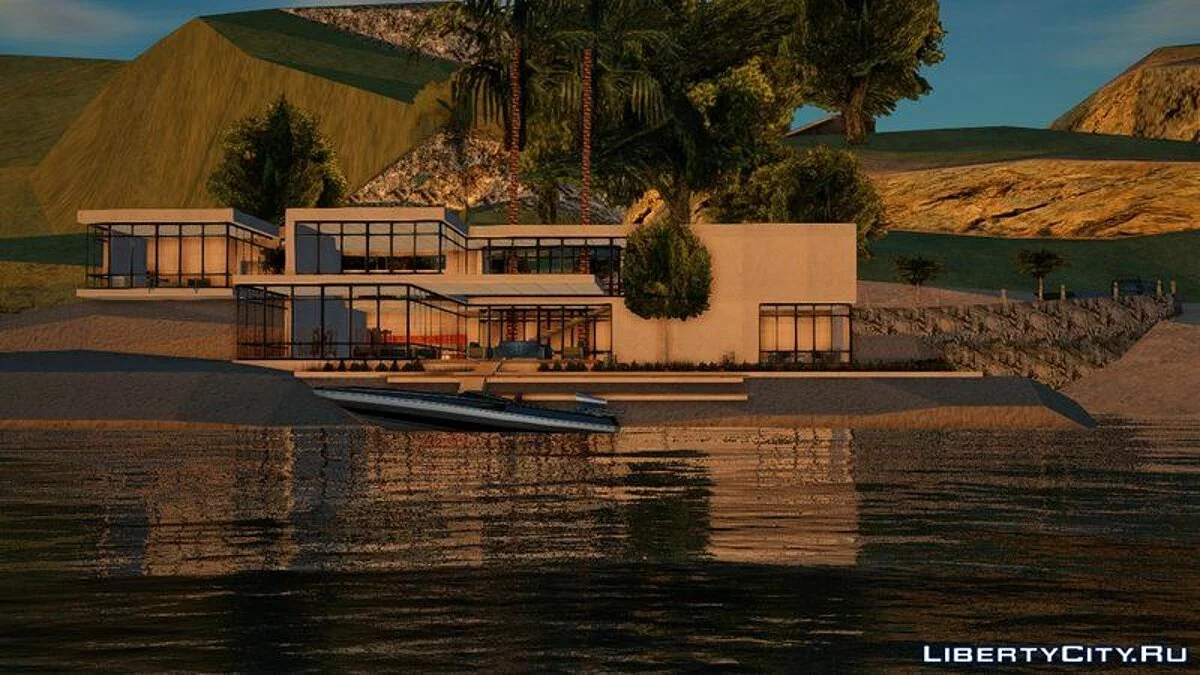 Villa F [Interior/Savedisk/Carros+Barco] / GTA San Andreas