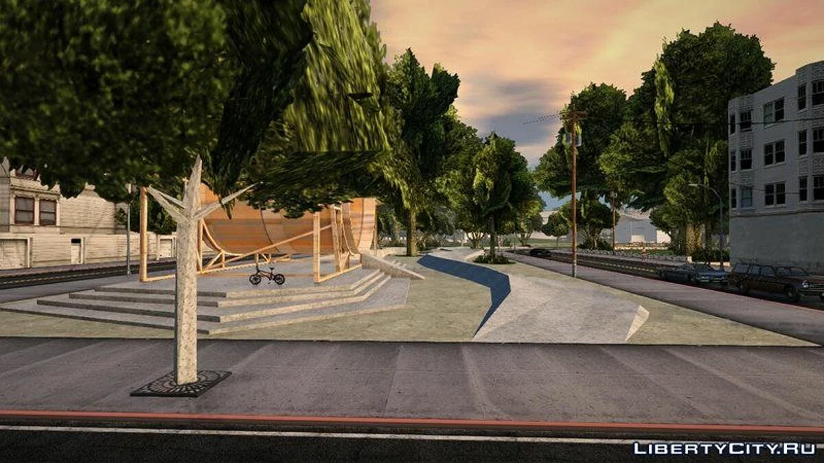 Small Skate Park in SF / GTA San Andreas