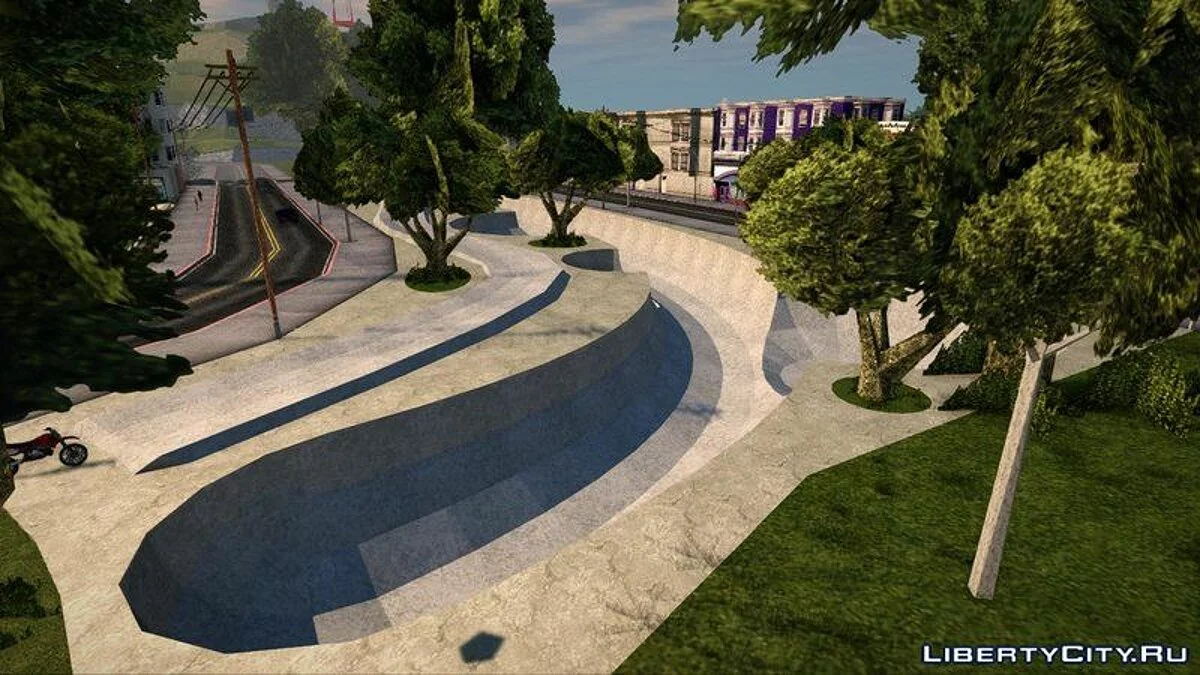 Small Skate Park in SF / GTA San Andreas