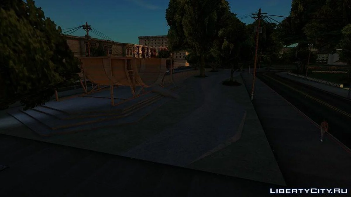 Small Skate Park in SF / GTA San Andreas