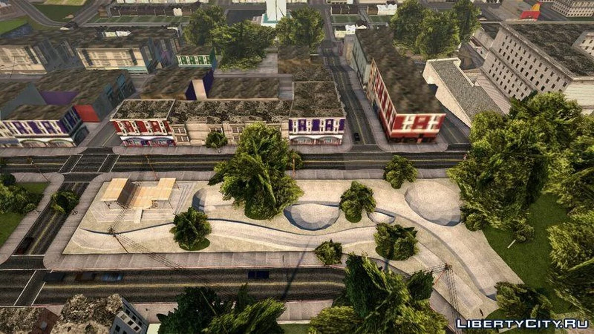Small Skate Park in SF / GTA San Andreas