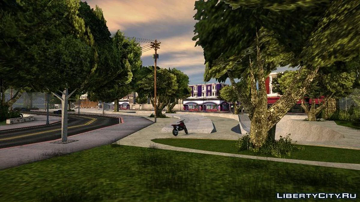 Small Skate Park in SF / GTA San Andreas