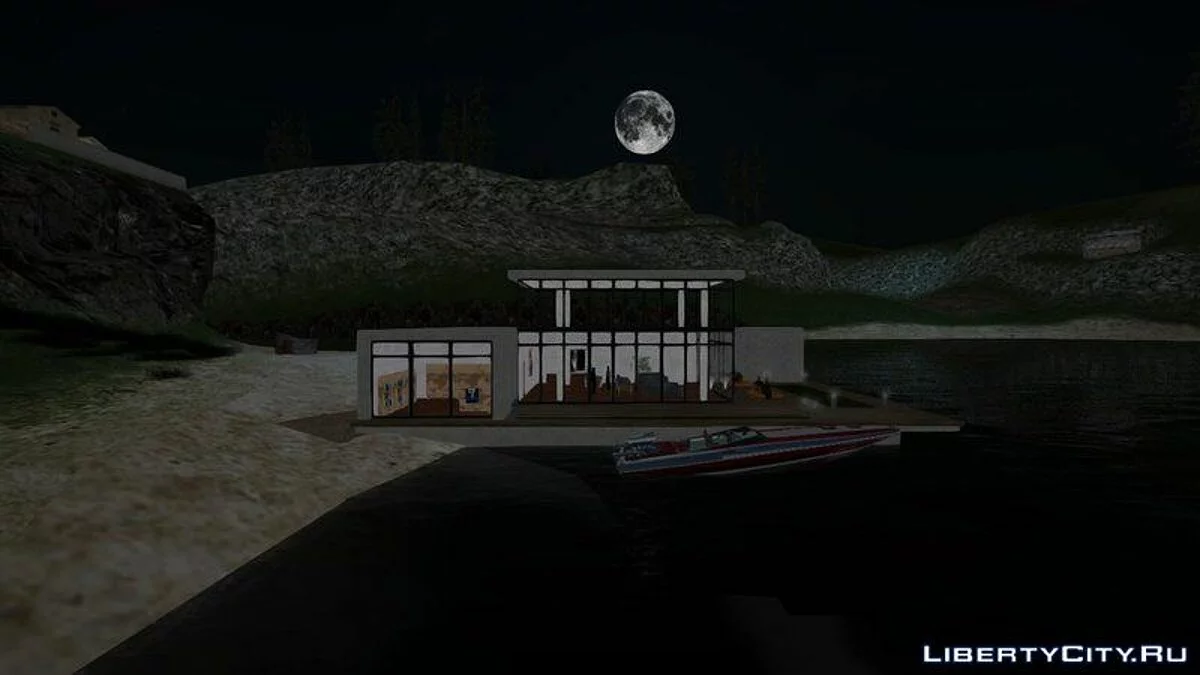 Casa à Beira do Lago [Refúgio+Garagem] / GTA San Andreas