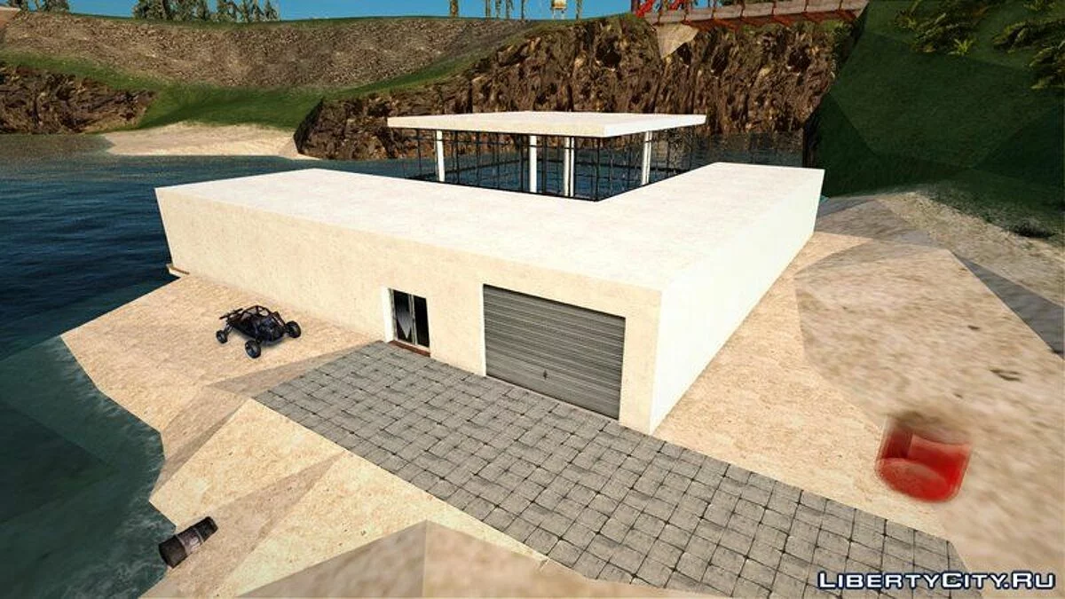 Casa à Beira do Lago [Refúgio+Garagem] / GTA San Andreas