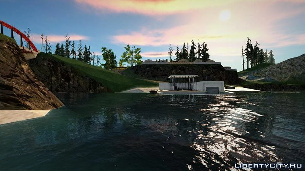 Casa à Beira do Lago [Refúgio+Garagem] / GTA San Andreas