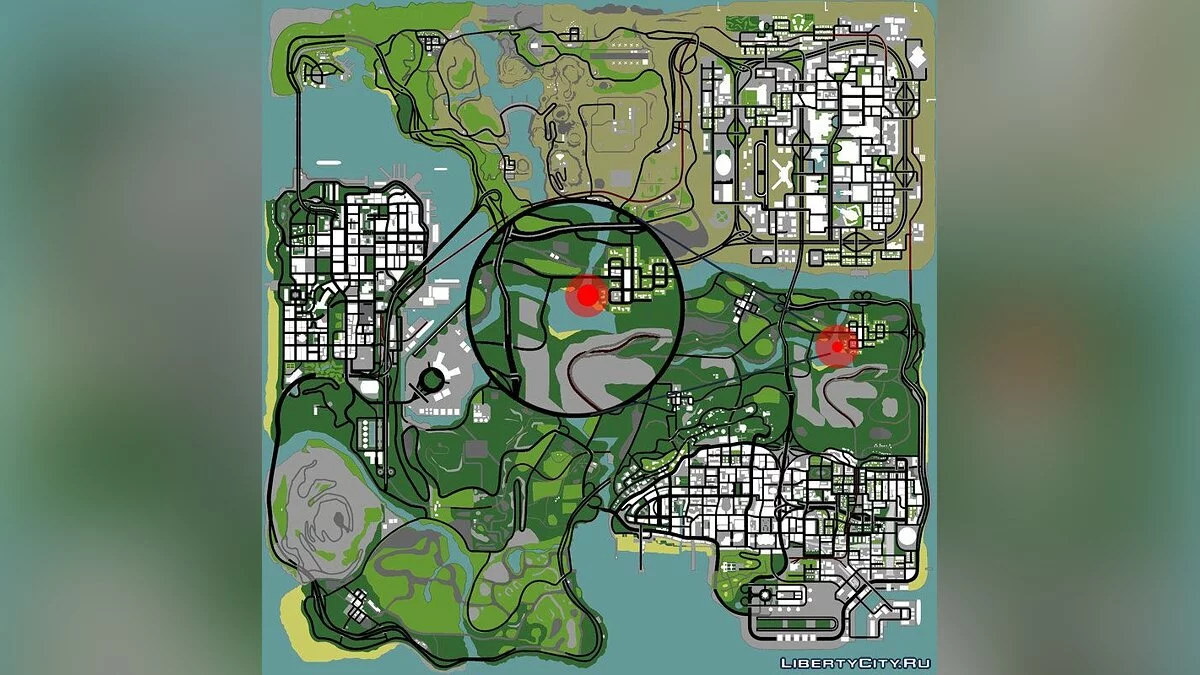 Casa à Beira do Lago [Refúgio+Garagem] / GTA San Andreas