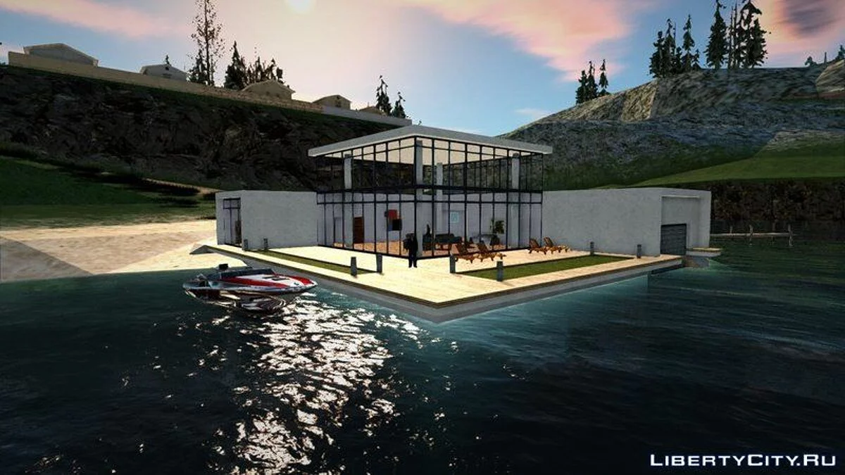 Casa à Beira do Lago [Refúgio+Garagem] / GTA San Andreas
