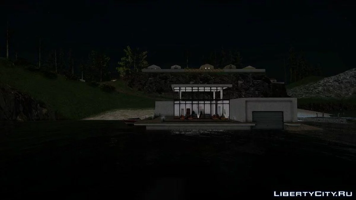 Casa à Beira do Lago [Refúgio+Garagem] / GTA San Andreas