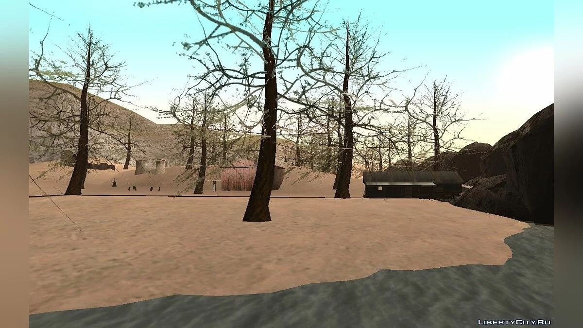 Village abandonné sur la plage / GTA San Andreas