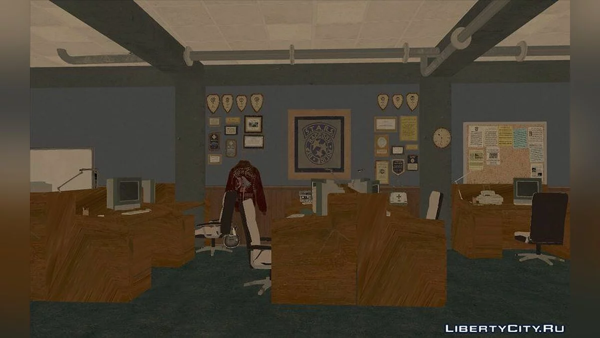 Офис S.T.A.R.S. из Resident Evil / GTA San Andreas