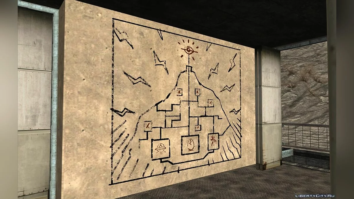 GTA 5 Props on Mount Chiliad / GTA San Andreas