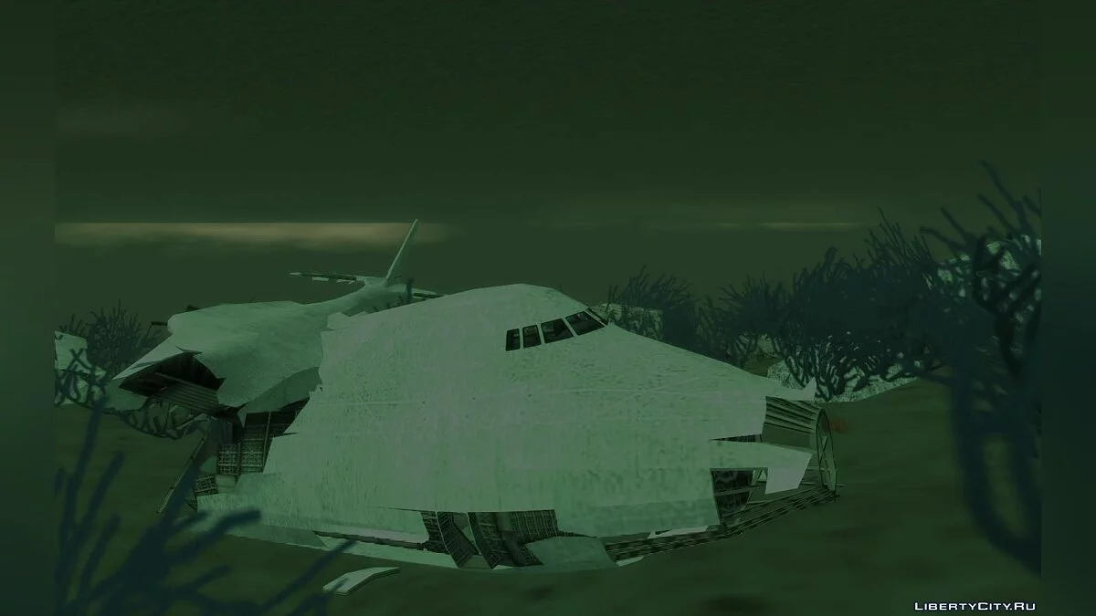 GTA 5 Cargo Plane Underwater + UFO / GTA San Andreas