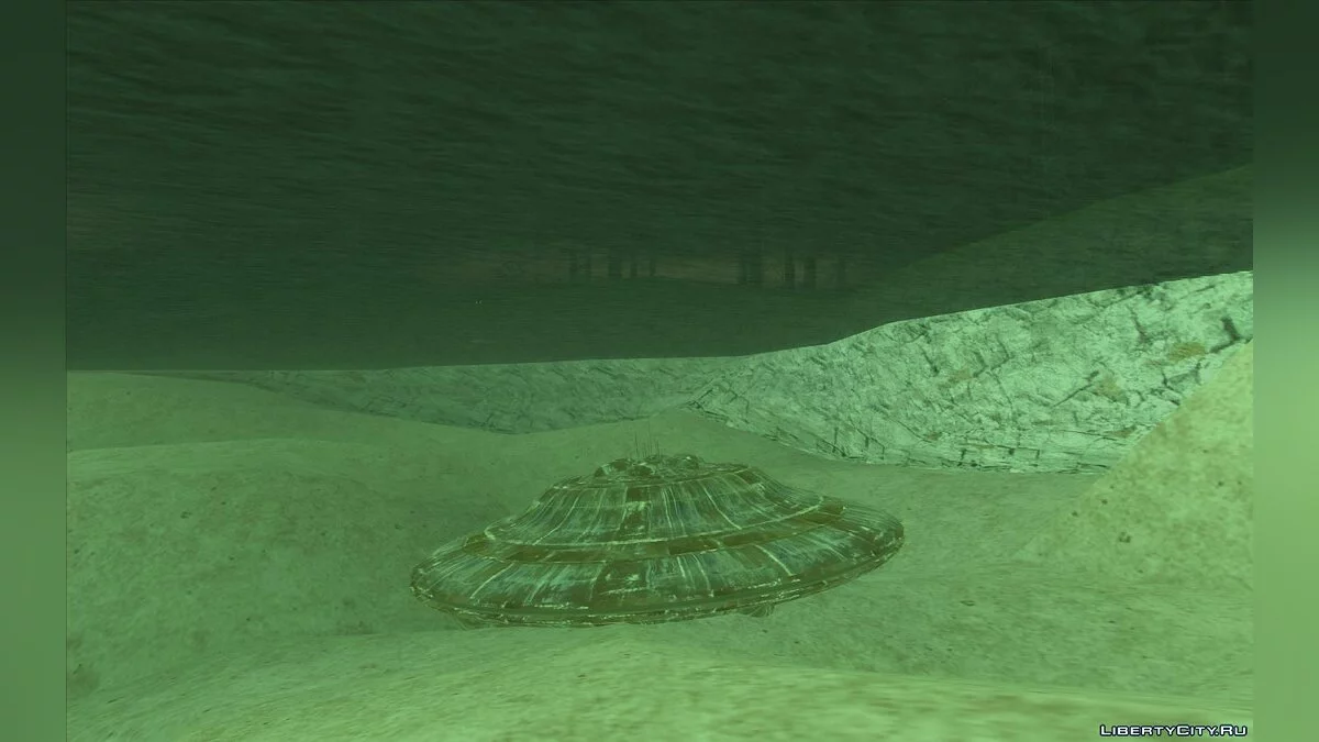 GTA 5 Cargo Plane Underwater + UFO / GTA San Andreas