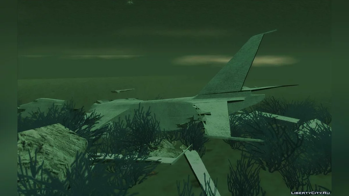 GTA 5 Cargo Plane Underwater + UFO / GTA San Andreas
