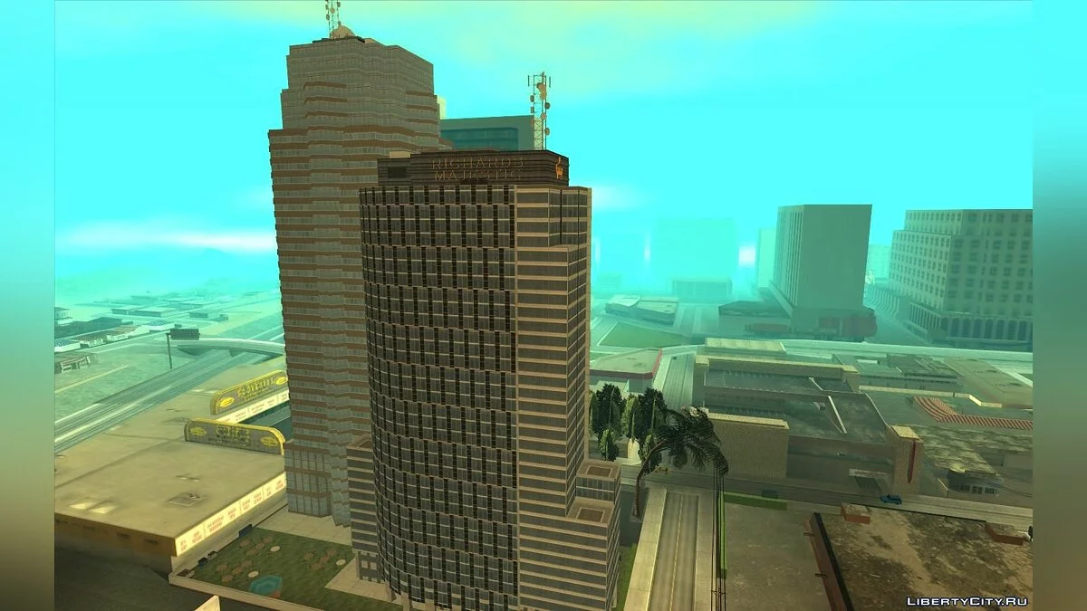 GTA 5 Richards Majestic - Weazel Plaza / GTA San Andreas
