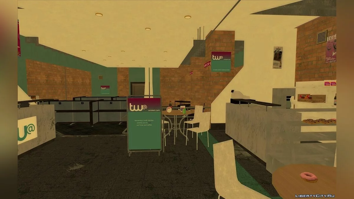 GTA 4 Internet Cafe / GTA San Andreas