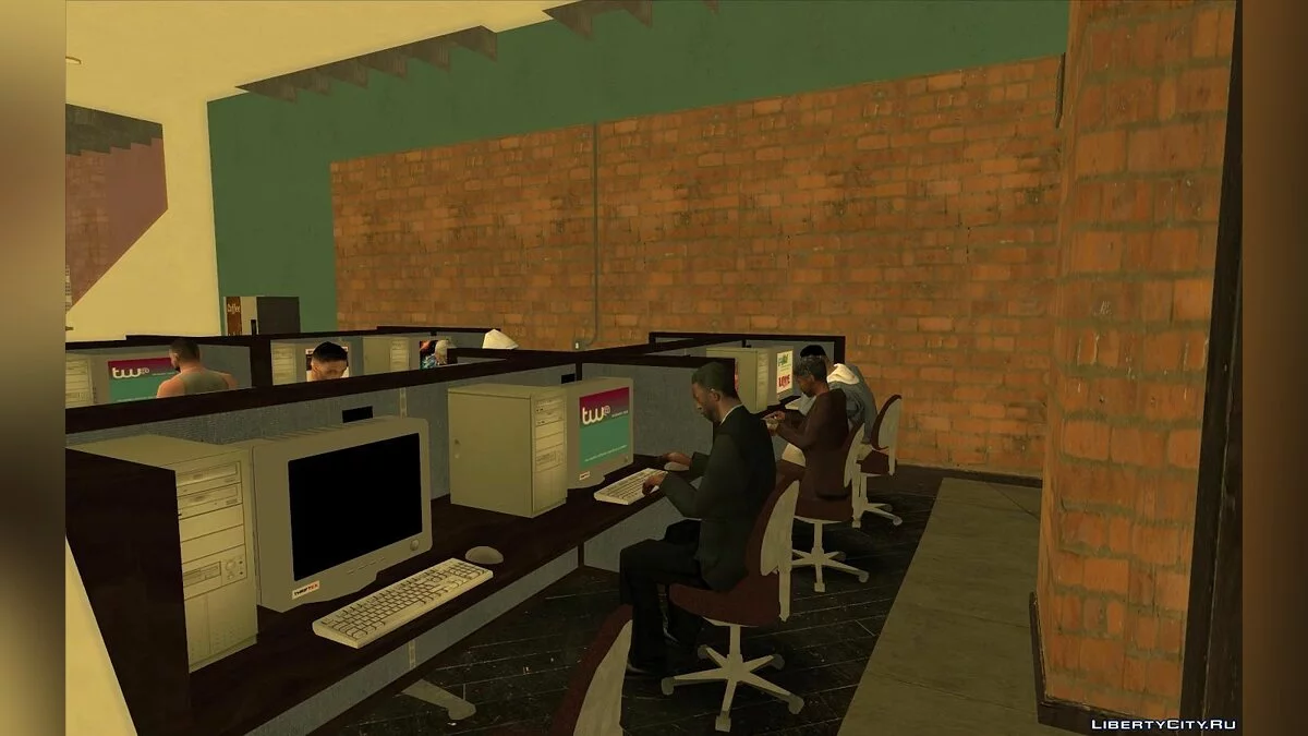 GTA 4 Internet Cafe / GTA San Andreas