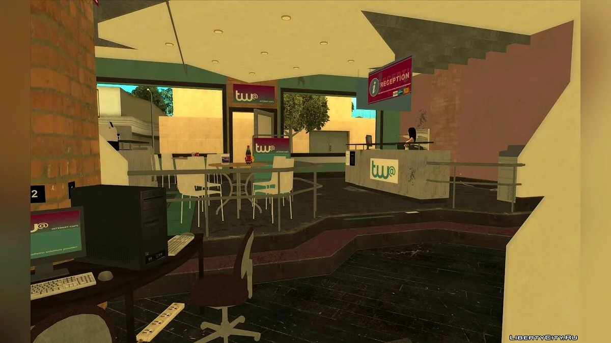 GTA 4 Internet Cafe / GTA San Andreas