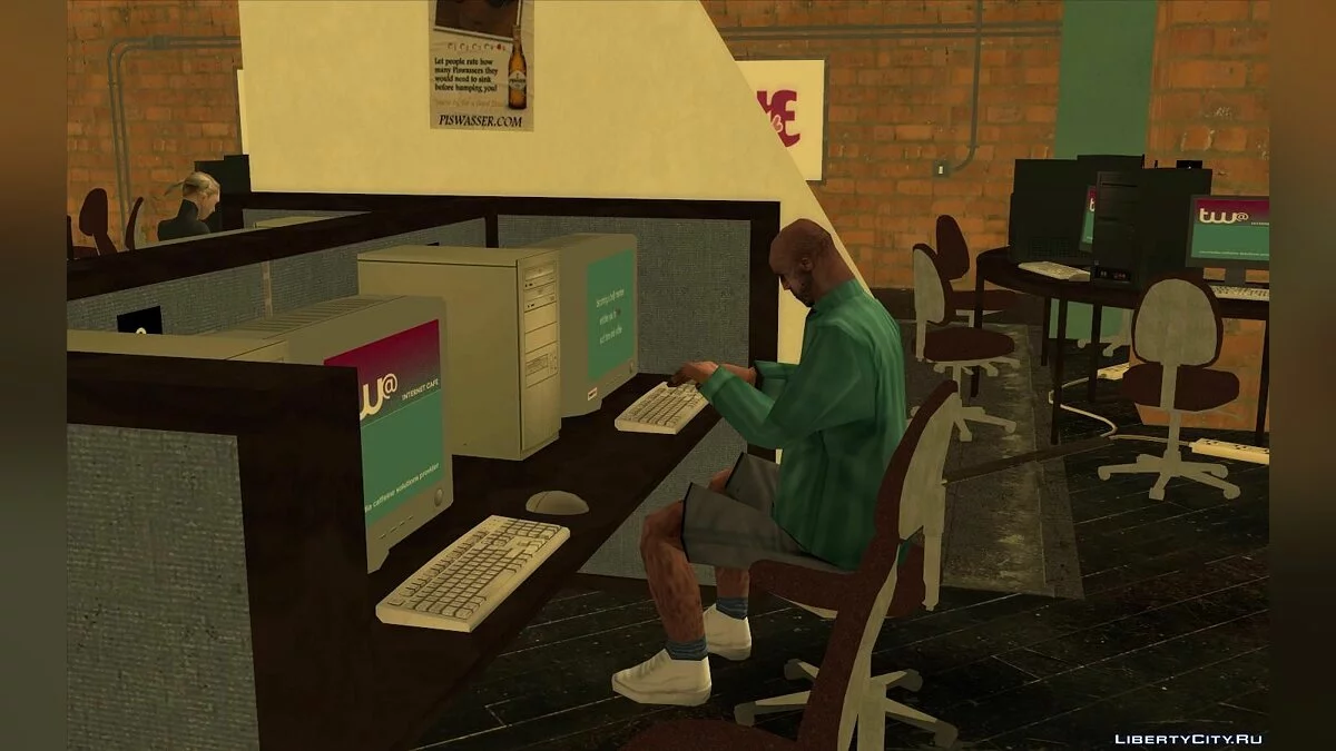 GTA 4 Internet Cafe / GTA San Andreas