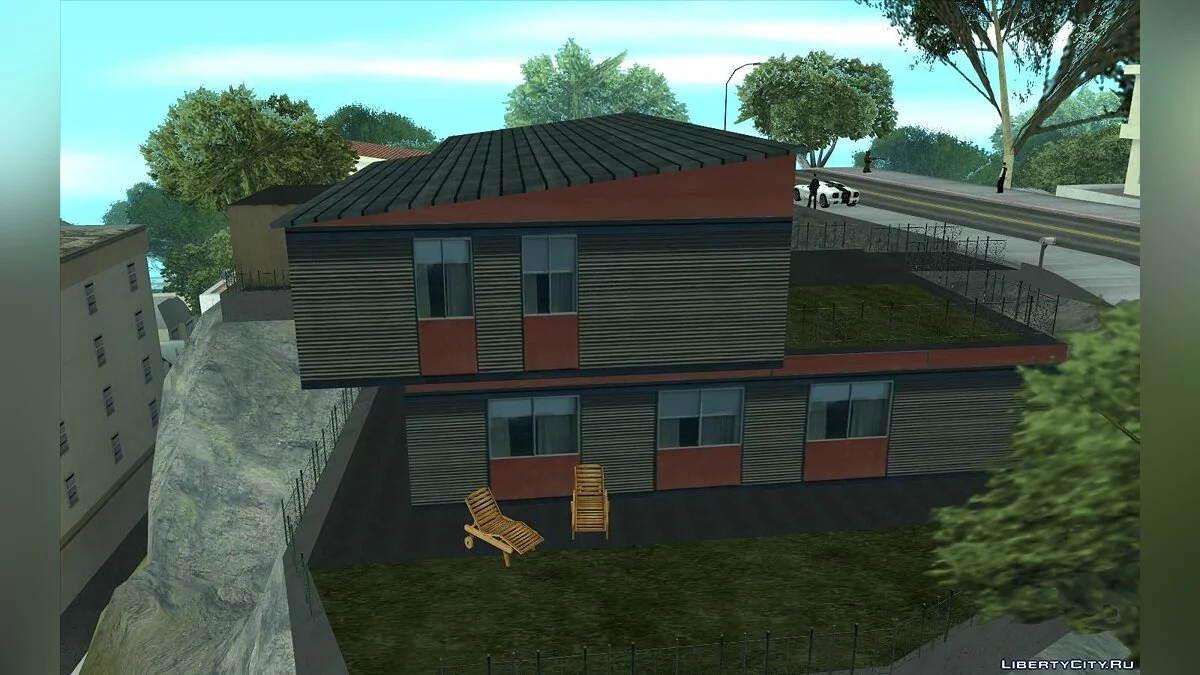 Новий дім для збереження в Парадизо (гараж і інтер'єр) V1.0 / GTA San Andreas