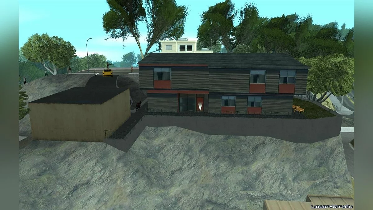 Новий дім для збереження в Парадизо (гараж і інтер'єр) V1.0 / GTA San Andreas
