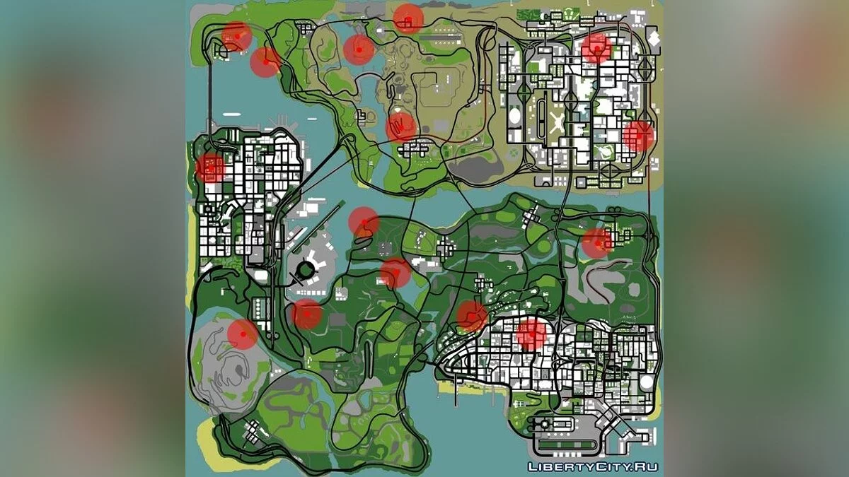 New Save Locations / GTA San Andreas
