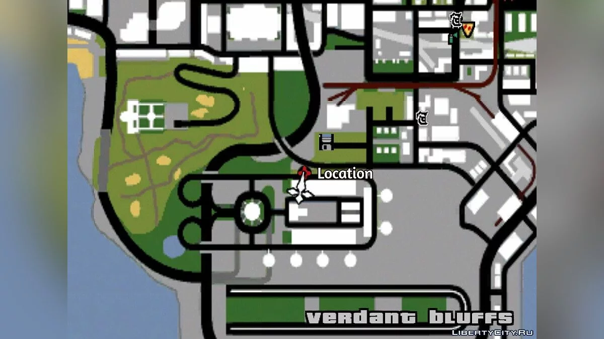 Парки у Вердант Блаффс / GTA San Andreas