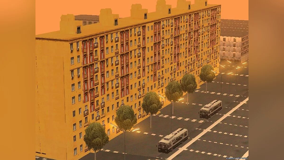 Stalinist House from the 1940s in Moscow / GTA San Andreas