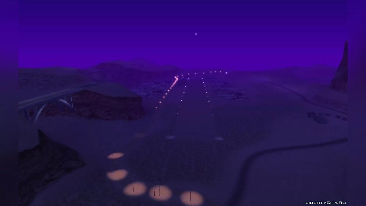 Освещение заброшенного аэропорта / GTA San Andreas