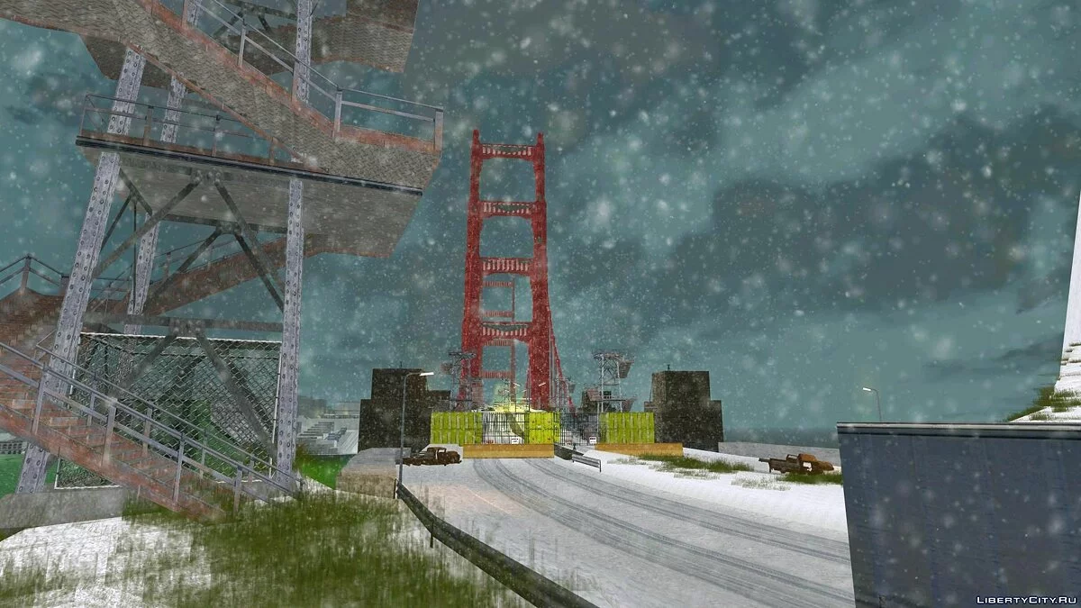 Pos pemeriksaan San Fierro - Tierra Robada (Final) / GTA San Andreas