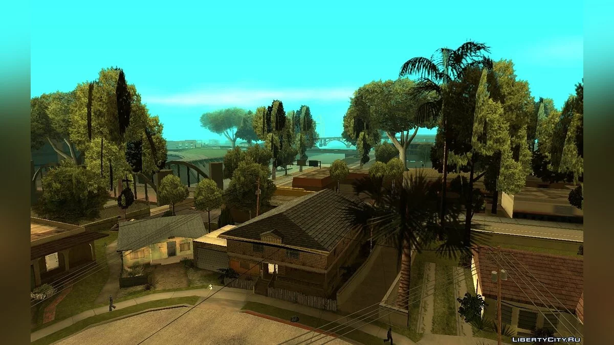 Зелений шматок v1.37 (більше дерев) / GTA San Andreas