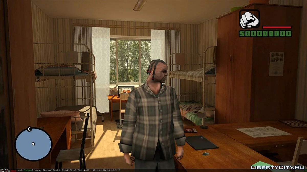 Інтер'єр гуртожитку / GTA San Andreas
