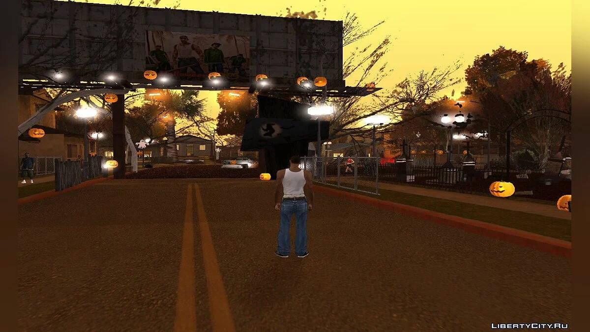 Decoraciones en Grove Street por Halloween 2020 / GTA San Andreas