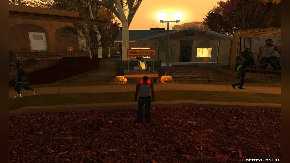 Decoraciones en Grove Street por Halloween 2020 / GTA San Andreas