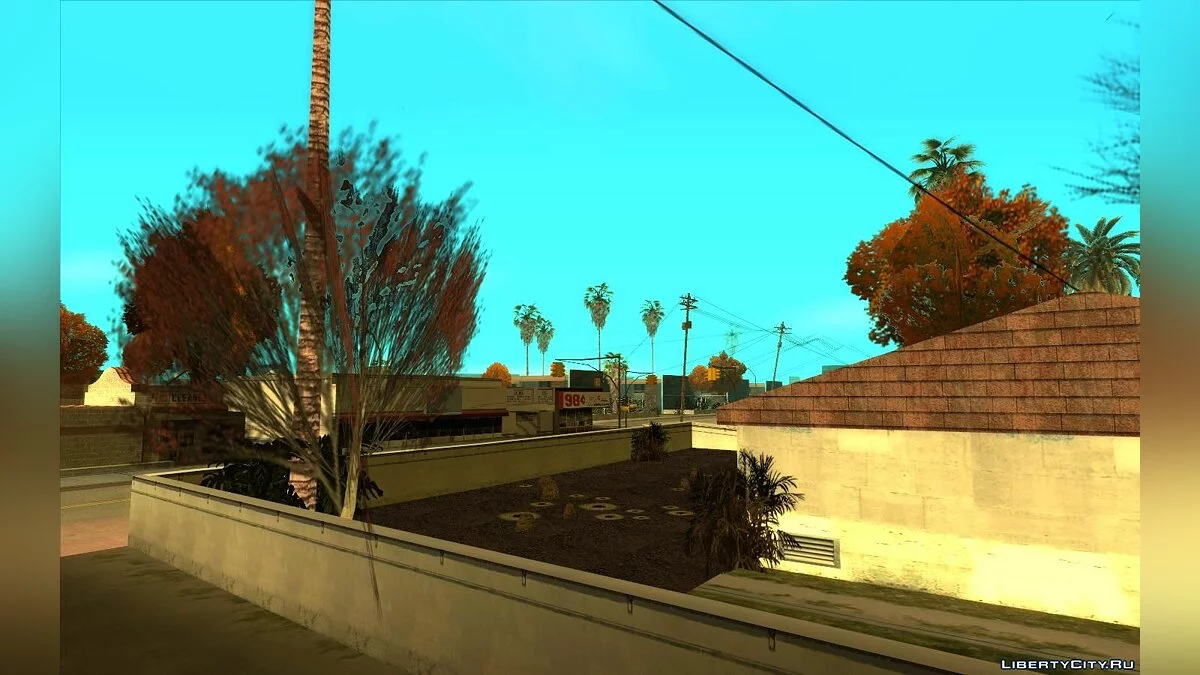 Halloween Decorations on Grove Street / GTA San Andreas