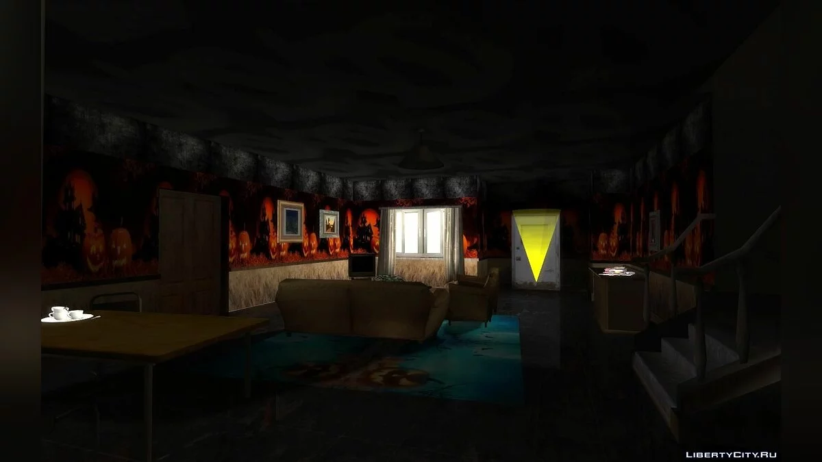 Halloween Decorations on Grove Street / GTA San Andreas