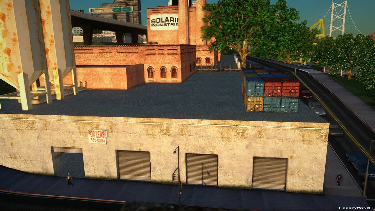 Garahe terbuka di zona industri San Fierro / GTA San Andreas