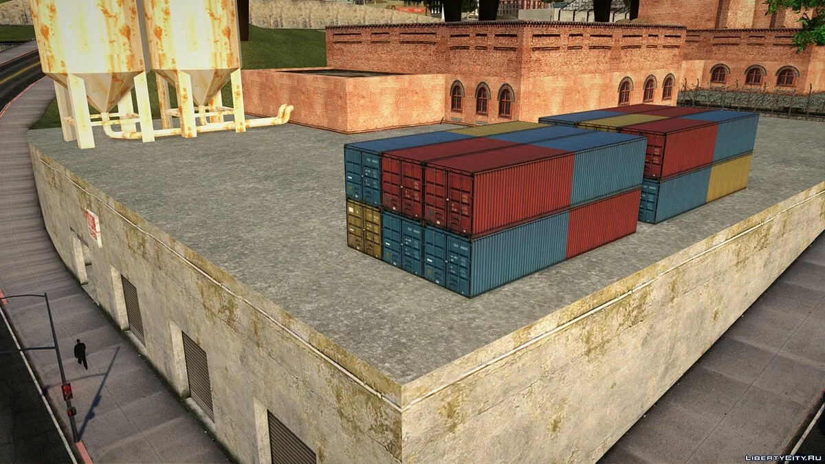 Garahe terbuka di zona industri San Fierro / GTA San Andreas