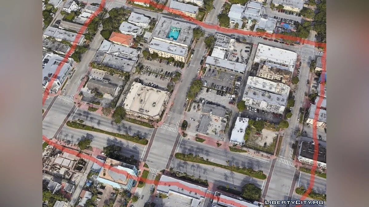 GTA Miami (test) - Roads / GTA San Andreas